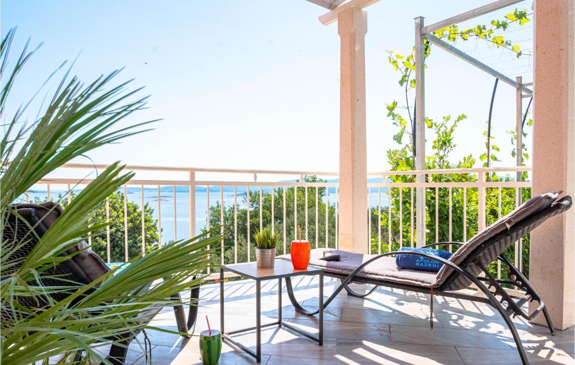 Nice Apartment In Orebic With House Sea View Экстерьер фото