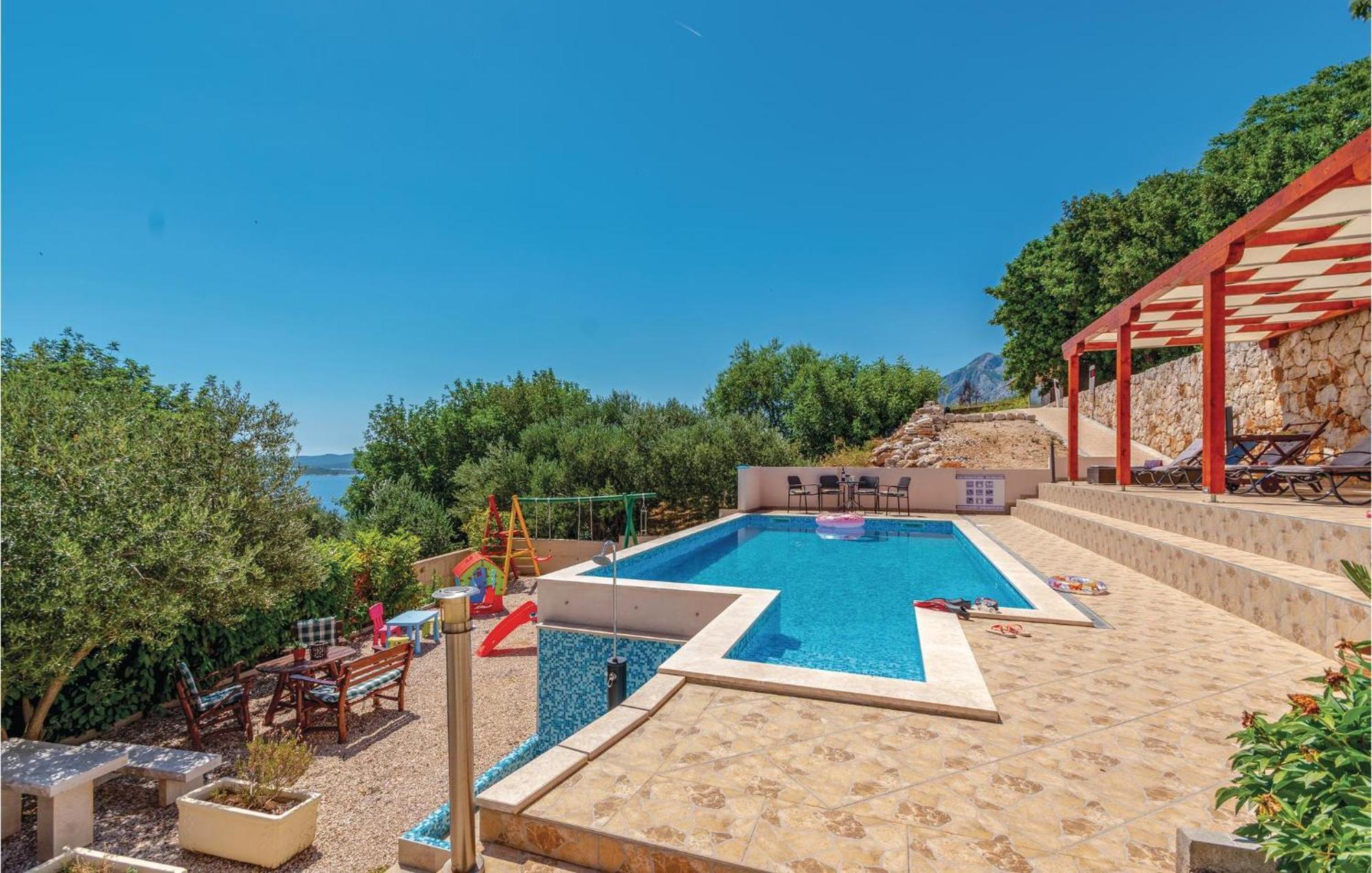 Nice Apartment In Orebic With House Sea View Экстерьер фото