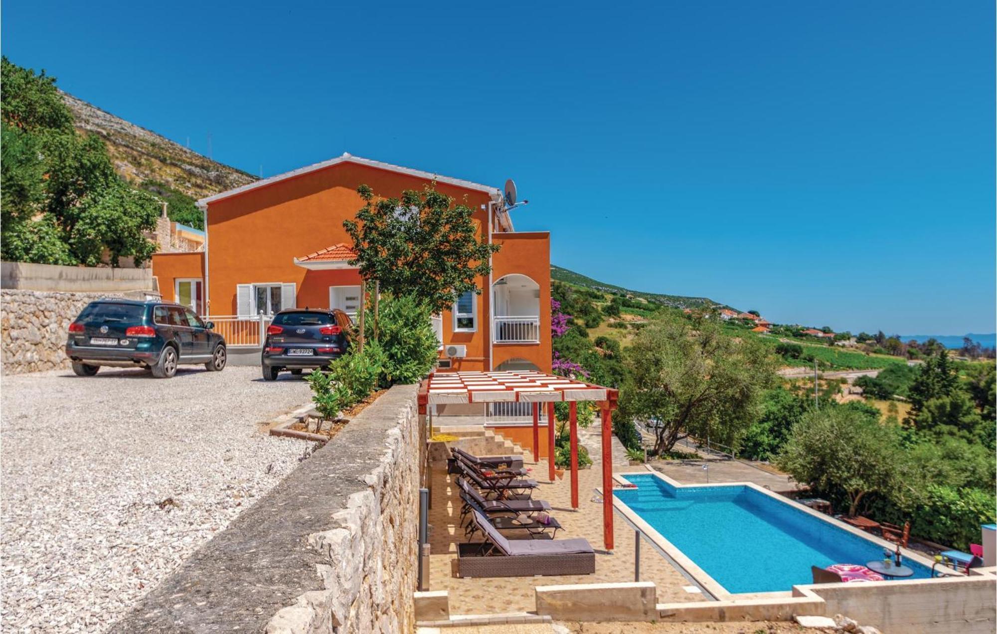 Nice Apartment In Orebic With House Sea View Экстерьер фото