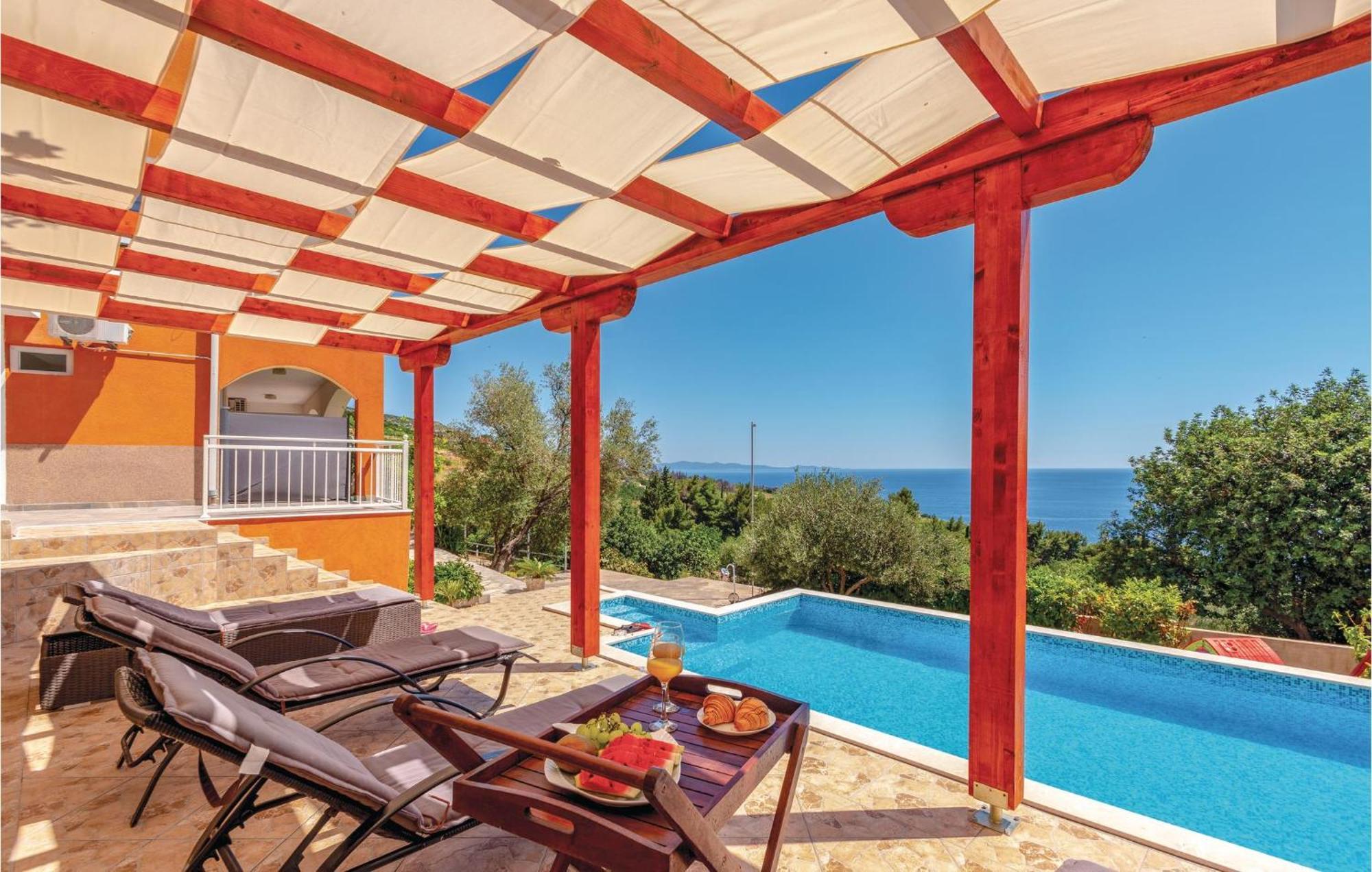 Nice Apartment In Orebic With House Sea View Экстерьер фото