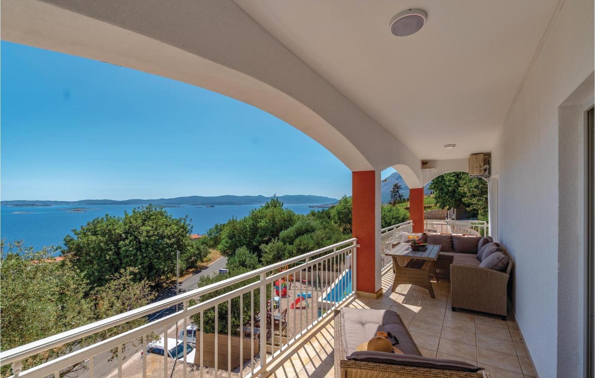 Nice Apartment In Orebic With House Sea View Экстерьер фото